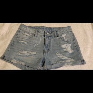 H&M distressed shorts